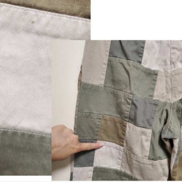 RARE Vintage 2000 Tommy Hilfiger Pants Rare Wide Leg Patchwork Panels - Picture 10 of 16